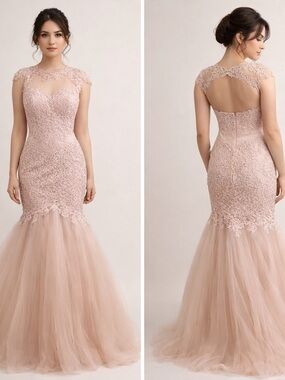 Brides made dress